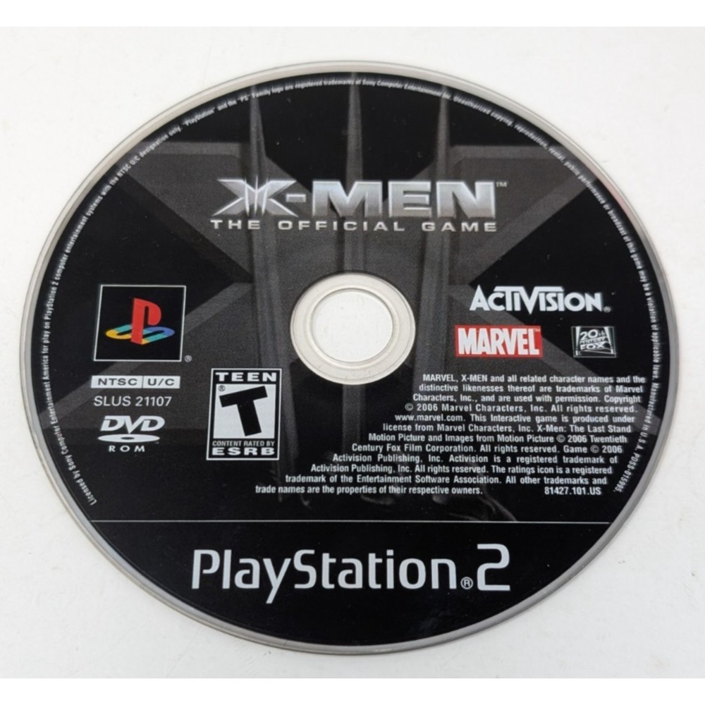 X-Men The Official Game Playstation 2 PS2 - Disc Only Game Tested